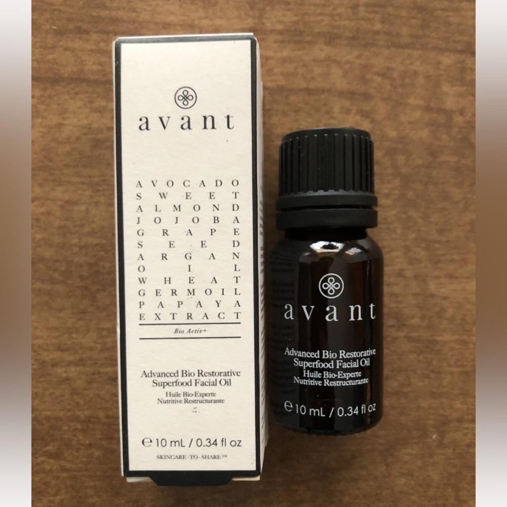 AVANT Advanced Bio Restorative Superfood Facial Oil 0.34 oz 10ml ~ Brand New! ❤️